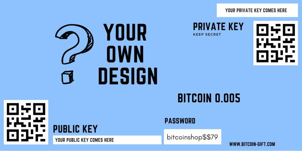 custom Design bitcoin card